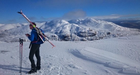 ski touring in Scotland